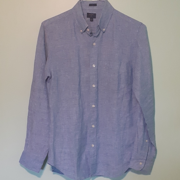 J. Crew Other - 100%LINEN J.Crew CASUAL L/SLEEVE BUTTON SHIRT